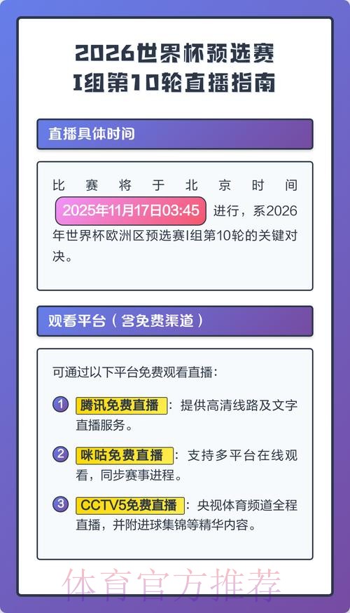 2026世界杯直播入口怎么查